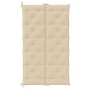 Cojín de banco de jardín tela Oxford beige 180x(50+50)x7 cm en Decoración | Comprar online en Foru.es