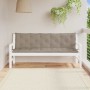 Cojín de banco de jardín tela Oxford taupe 180x(50+50)x7 cm en Decoración | Comprar online en Foru.es