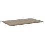 Cojín de banco de jardín tela Oxford taupe 180x(50+50)x7 cm en Decoración | Comprar online en Foru.es