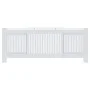 Cubierta para radiador MDF blanco 205 cm de vidaXL, Accesorios para radiadores de calefacción - Ref: Foro24-325547, Precio: 1...
