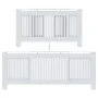 Cubierta para radiador MDF blanco 205 cm de vidaXL, Accesorios para radiadores de calefacción - Ref: Foro24-325547, Precio: 1...