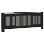Cubierta para radiador MDF negro 205 cm de vidaXL, Accesorios para radiadores de calefacción - Ref: Foro24-325548, Precio: 14...