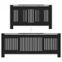 Cubierta para radiador MDF negro 205 cm de vidaXL, Accesorios para radiadores de calefacción - Ref: Foro24-325548, Precio: 16...
