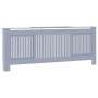 Cubierta para radiador MDF gris 205 cm de vidaXL, Accesorios para radiadores de calefacción - Ref: Foro24-325549, Precio: 131...