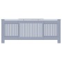 Cubierta para radiador MDF gris 205 cm de vidaXL, Accesorios para radiadores de calefacción - Ref: Foro24-325549, Precio: 131...