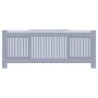Cubierta para radiador MDF gris 205 cm de vidaXL, Accesorios para radiadores de calefacción - Ref: Foro24-325549, Precio: 134...
