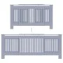 Cubierta para radiador MDF gris 205 cm de vidaXL, Accesorios para radiadores de calefacción - Ref: Foro24-325549, Precio: 134...