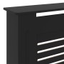 Cubierta para radiador MDF negro 205 cm de vidaXL, Accesorios para radiadores de calefacción - Ref: Foro24-325552, Precio: 15...