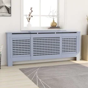 Cubierta para radiador MDF gris 205 cm de vidaXL, Accesorios para radiadores de calefacción - Ref: Foro24-325553, Precio: 139...