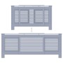 Cubierta para radiador MDF gris 205 cm de vidaXL, Accesorios para radiadores de calefacción - Ref: Foro24-325553, Precio: 131...