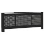 Cubierta para radiador MDF negro 205 cm de vidaXL, Accesorios para radiadores de calefacción - Ref: Foro24-325556, Precio: 14...
