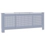 Cubierta para radiador MDF gris 205 cm de vidaXL, Accesorios para radiadores de calefacción - Ref: Foro24-325557, Precio: 125...