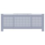 Cubierta para radiador MDF gris 205 cm de vidaXL, Accesorios para radiadores de calefacción - Ref: Foro24-325557, Precio: 125...