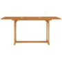 Mesa de jardín de madera maciza de teca 150x90x75 cm en Mesas de jardín | Comprar online en Foru.es