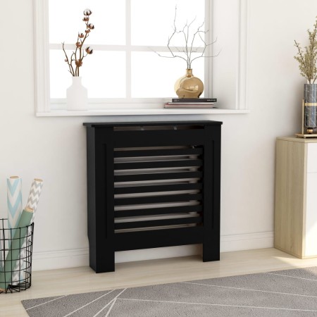Cubierta para radiador MDF negro 78 cm de vidaXL, Accesorios para radiadores de calefacción - Ref: Foro24-325564, Precio: 60,...