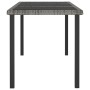 Mesa de comedor para jardín ratán sintético gris 180x70x73 cm en Mesas de jardín | Comprar online en Foru.es