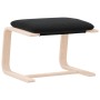 Reposapiés de tela negro 51x41x40 cm de vidaXL, Otomanas - Ref: Foro24-351066, Precio: 69,94 €, Descuento: %