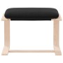 Reposapiés de tela negro 51x41x40 cm de vidaXL, Otomanas - Ref: Foro24-351066, Precio: 69,94 €, Descuento: %