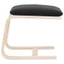 Reposapiés de tela negro 51x41x40 cm de vidaXL, Otomanas - Ref: Foro24-351066, Precio: 68,04 €, Descuento: %