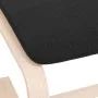 Reposapiés de tela negro 51x41x40 cm de vidaXL, Otomanas - Ref: Foro24-351066, Precio: 68,04 €, Descuento: %