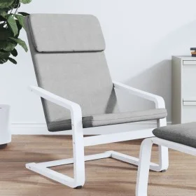 Sillón de relax de tela gris claro de vidaXL, Sillones - Ref: Foro24-351054, Precio: 81,05 €, Descuento: %