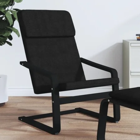 Entspannungssessel aus schwarzem Stoff von vidaXL, Sessel - Ref: Foro24-351058, Preis: 97,36 €, Rabatt: %