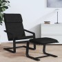 Sillón de relax de tela negro de vidaXL, Sillones - Ref: Foro24-351058, Precio: 99,11 €, Descuento: %