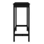 Mesa alta de bar madera maciza de pino negro 100x50x110 cm de vidaXL, Mesas de cocina y de comedor - Ref: Foro24-822156, Prec...