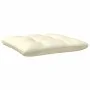 Garden stool with cream cushion solid pine wood by vidaXL, Modular outdoor sofas - Ref: Foro24-806640, Price: 56,27 €, Discou...