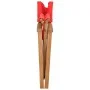 Silla de director madera maciza de teca rojo de vidaXL, Sillas de jardín - Ref: Foro24-47414, Precio: 105,85 €, Descuento: %