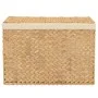 Cesto de ropa sucia con 3 secciones jacinto agua 75x42,5x52 cm de vidaXL, Cestas para ropa - Ref: Foro24-355184, Precio: 103,...