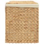 Cesto de ropa sucia con 3 secciones jacinto agua 75x42,5x52 cm de vidaXL, Cestas para ropa - Ref: Foro24-355184, Precio: 105,...