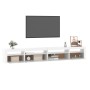 Mueble de TV con luces LED blanco 270x35x40 cm en Muebles TV | Comprar online en Foru.es
