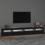 Mueble de TV con luces LED Negro 270x35x40 cm en Muebles TV | Comprar online en Foru.es