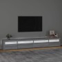 Mueble de TV con luces LED gris sonoma 270x35x40 cm en Muebles TV | Comprar online en Foru.es