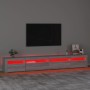 Mueble de TV con luces LED gris sonoma 270x35x40 cm en Muebles TV | Comprar online en Foru.es