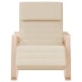 Silla mecedora de tela color crema de vidaXL, Mecedoras - Ref: Foro24-351073, Precio: 146,81 €, Descuento: %