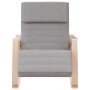 Silla mecedora de tela gris claro de vidaXL, Mecedoras - Ref: Foro24-351074, Precio: 136,49 €, Descuento: %