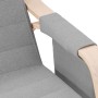 Silla mecedora de tela gris claro de vidaXL, Mecedoras - Ref: Foro24-351074, Precio: 136,49 €, Descuento: %