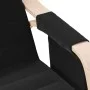 Silla mecedora de tela negro de vidaXL, Mecedoras - Ref: Foro24-351077, Precio: 130,70 €, Descuento: %