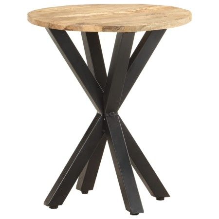 Mesa auxiliar de madera maciza de mango 48x48x56 cm de vidaXL, Mesas auxiliares - Ref: Foro24-320656, Precio: 92,26 €, Descue...