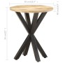 Mesa auxiliar de madera maciza de mango 48x48x56 cm de vidaXL, Mesas auxiliares - Ref: Foro24-320656, Precio: 92,26 €, Descue...