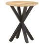Mesa auxiliar de madera maciza de mango 48x48x56 cm de vidaXL, Mesas auxiliares - Ref: Foro24-320656, Precio: 92,26 €, Descue...