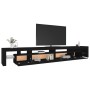 Mueble de TV con luces LED negro 290x36,5x40 cm en Muebles TV | Comprar online en Foru.es
