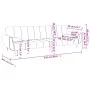 Sofá cama de 2 plazas con dos cojines terciopelo azul de vidaXL, Sofás - Ref: Foro24-337581, Precio: 307,50 €, Descuento: %