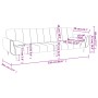 Sofá cama de 2 plazas con dos cojines terciopelo azul de vidaXL, Sofás - Ref: Foro24-337581, Precio: 311,89 €, Descuento: %