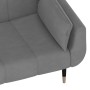 Sofá cama de 2 plazas con dos almohadas terciopelo gris claro de vidaXL, Sofás - Ref: Foro24-337582, Precio: 316,75 €, Descue...