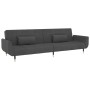Sofá cama de 2 plazas con dos almohadas terciopelo gris oscuro de vidaXL, Sofás - Ref: Foro24-337583, Precio: 352,70 €, Descu...