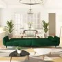 2-Sitzer-Schlafsofa mit zwei dunkelgrünen Samtkissen von vidaXL, Sofas - Ref: Foro24-337584, Preis: 353,74 €, Rabatt: %