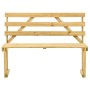 Banco de jardín de madera de pino impregnada 120 cm en Bancos de jardín | Comprar online en Foru.es